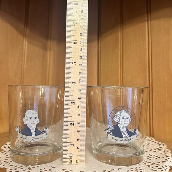 Vintage Libbey President Whiskey Glasses - Set of 2 Clear Glass Tumblers - Picture 3 of 5